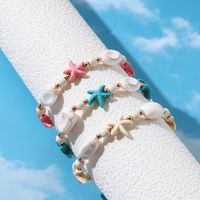 Vacation Starfish Ceramics Beaded Plating Women's Bracelets main image 1