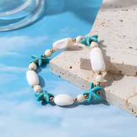 Vacation Starfish Ceramics Beaded Plating Women's Bracelets sku image 1