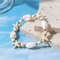 Vacation Starfish Ceramics Beaded Plating Women's Bracelets sku image 3