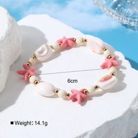 Vacation Starfish Ceramics Beaded Plating Women's Bracelets main image 2