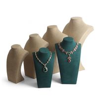 Elegant Modern Style Solid Color Velvet Jewelry Rack main image 2