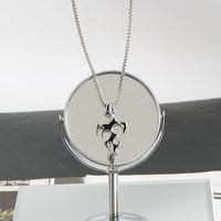 Hip-hop Animal Cartoon Character Alloy Titanium Steel Pendant Necklace In Bulk sku image 19