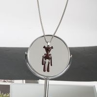 Hip-hop Animal Cartoon Character Alloy Titanium Steel Pendant Necklace In Bulk sku image 21