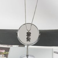 Hip-hop Animal Cartoon Character Alloy Titanium Steel Pendant Necklace In Bulk sku image 16