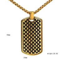 1 Piece Stainless Steel None 18K Gold Plated Color Block main image 2