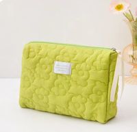 Women's All Seasons Nylon Solid Color Elegant Basic Zipper Cosmetic Bag sku image 9