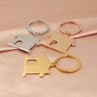Streetwear House Stainless Steel None 18K Gold Plated Bag Pendant Keychain main image 3