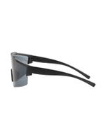 Casual Streetwear Geometric Pc Uv Protection Polygon Sport Biker Half Frame Clips Glasses main image 5