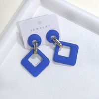 1 Pair Basic Modern Style Geometric Arylic Drop Earrings sku image 2