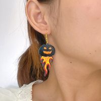 1 Pair Streetwear Halloween Pattern Arylic Earrings main image 2