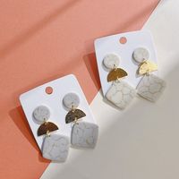 1 Pair Basic Geometric Soft Clay Drop Earrings main image 2
