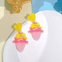 1 Pair Cute Cartoon Arylic Drop Earrings sku image 4