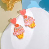1 Pair Cute Cartoon Arylic Drop Earrings sku image 1