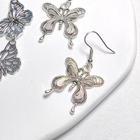 1 Pair Cute Butterfly Metal Drop Earrings main image 5