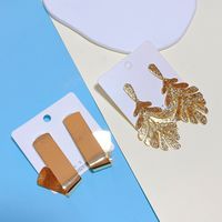 1 Pair Streetwear Leaf Irregular Metal Drop Earrings Earrings main image 5