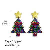 1 Pair Simple Style Leaf Star Patchwork Arylic Drop Earrings main image 2