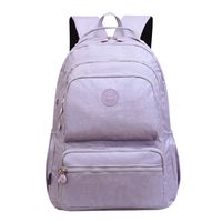 Waterproof Solid Color School Travel School Backpack sku image 7