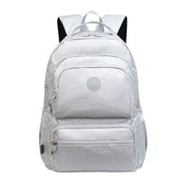 Waterproof Solid Color School Travel School Backpack sku image 12