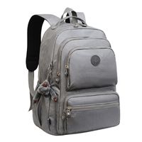 Waterproof Solid Color School Travel School Backpack main image 5