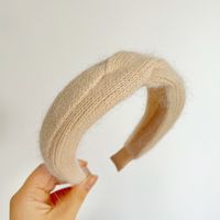 Lady Solid Color Knit Handmade Hair Band sku image 8