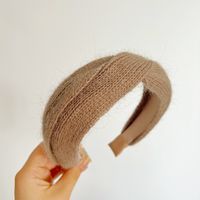 Lady Solid Color Knit Handmade Hair Band sku image 9