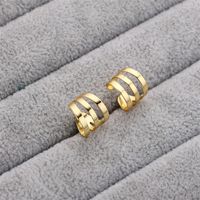 1 Piece Simple Style Solid Color Layered Plating Copper Copper Gold Plated Ear Cuffs main image 6