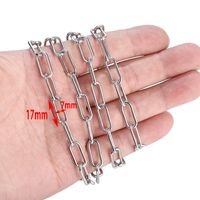 Simple Style Solid Color Stainless Steel Wholesale Jewelry Accessories main image 5