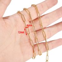 Simple Style Solid Color Stainless Steel Wholesale Jewelry Accessories main image 3