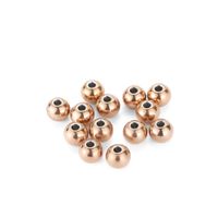 1 Piece Diameter 3mm Diameter 4mm Diameter 5mm Hole 1~1.9mm Stainless Steel Solid Color Polished Beads sku image 4