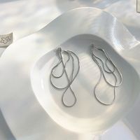 1 Pair Simple Style Geometric Plating Brass Drop Earrings main image 4