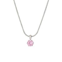 Classic Style Solid Color Stainless Steel Zircon Pendant Necklace In Bulk sku image 6