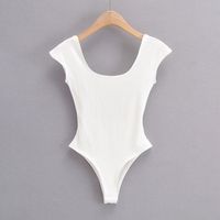 Women's Bodysuits Bodysuits Backless Sexy Solid Color main image 6