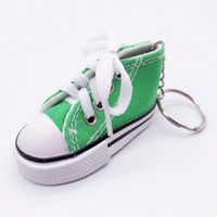 Casual Classic Style Sports Shoe Canvas Bag Pendant Keychain main image 4
