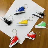 Casual Classic Style Sports Shoe Canvas Bag Pendant Keychain main image 1