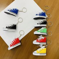 Casual Classic Style Sports Shoe Canvas Bag Pendant Keychain main image 7