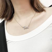 Stainless Steel 18K Gold Plated White Gold Plated Simple Style Streetwear Plating Inlay Geometric Constellation Zircon sku image 2