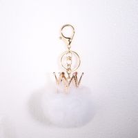 Cute Crown Plush Keychain sku image 2