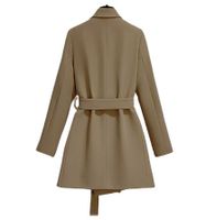 Women's Coat Long Sleeve Blazers Belt Business Solid Color main image 4