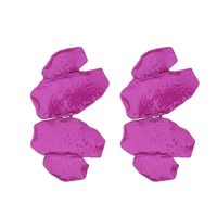 1 Pair Ig Style Exaggerated Irregular Alloy Drop Earrings main image 5