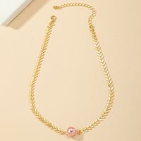 Basic Solid Color Alloy Plating 14k Gold Plated Women's Choker main image 4