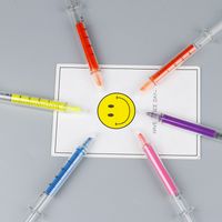 Candy Color Syringe Fluorescent Pen Cute Creative Stationery main image 4