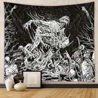 Retro Ghost Polyester Tapestry sku image 3