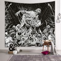 Retro Ghost Polyester Tapestry main image 4