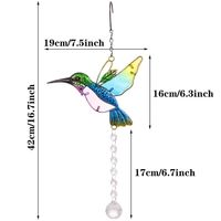 Pastoral Animal Bird Artificial Crystal Pendant main image 3