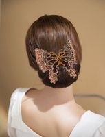 Lady Butterfly Rhinestone Hair Clip main image 5