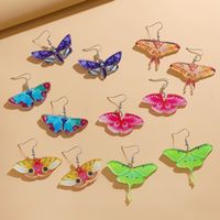 1 Pair Simple Style Classic Style Butterfly Arylic Dangling Earrings main image 1