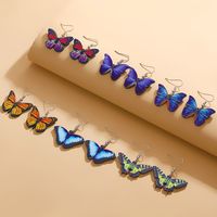 1 Pair Simple Style Classic Style Butterfly Arylic Dangling Earrings main image 5