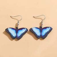 1 Pair Simple Style Classic Style Butterfly Arylic Dangling Earrings sku image 3