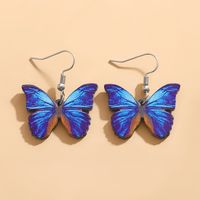 1 Pair Simple Style Classic Style Butterfly Arylic Dangling Earrings sku image 4
