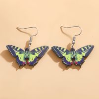 1 Pair Simple Style Classic Style Butterfly Arylic Dangling Earrings sku image 5
